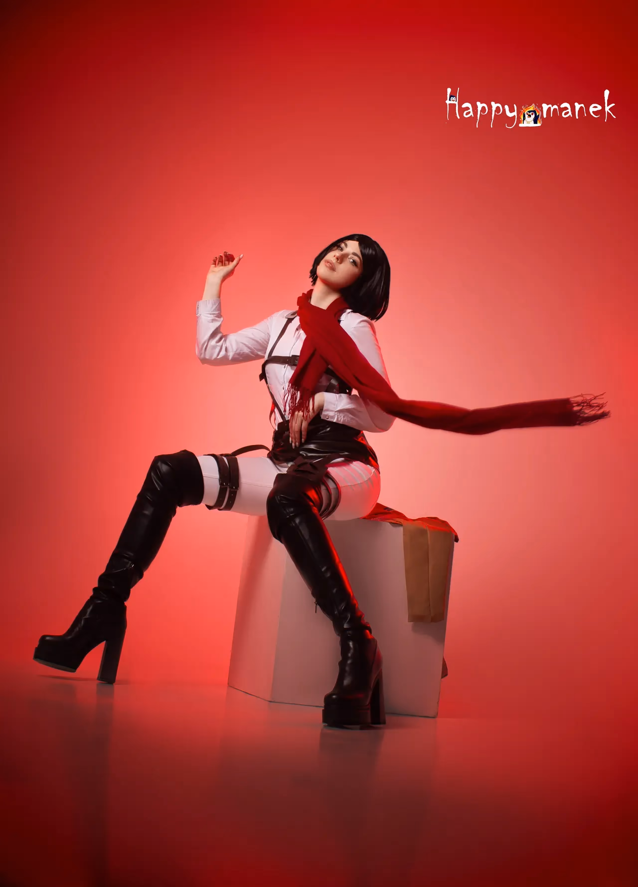 Happy_Manek as Mikasa Ackerman — cosplay photo 13 of 34