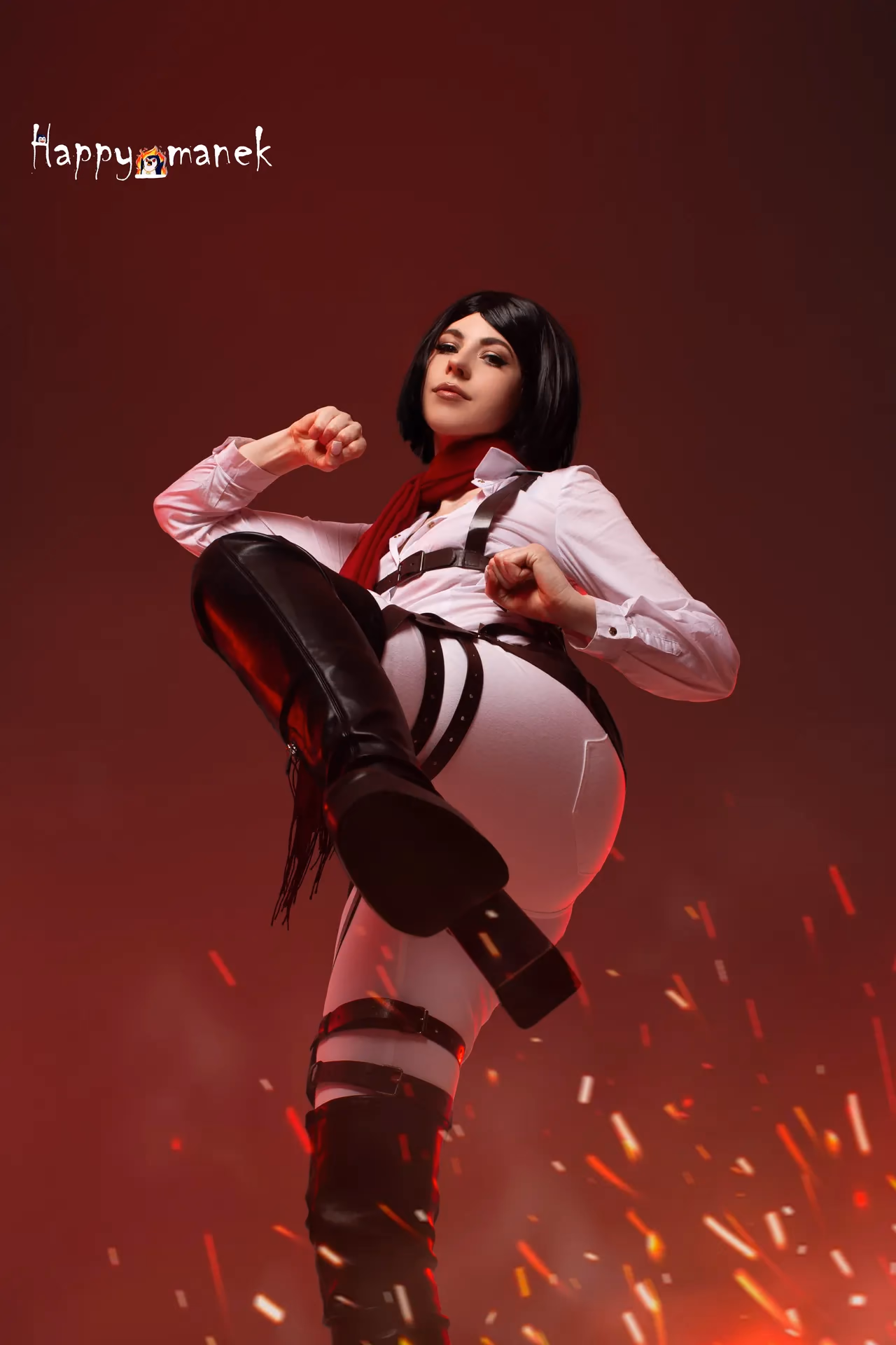 Happy_Manek as Mikasa Ackerman — cosplay photo 7 of 34