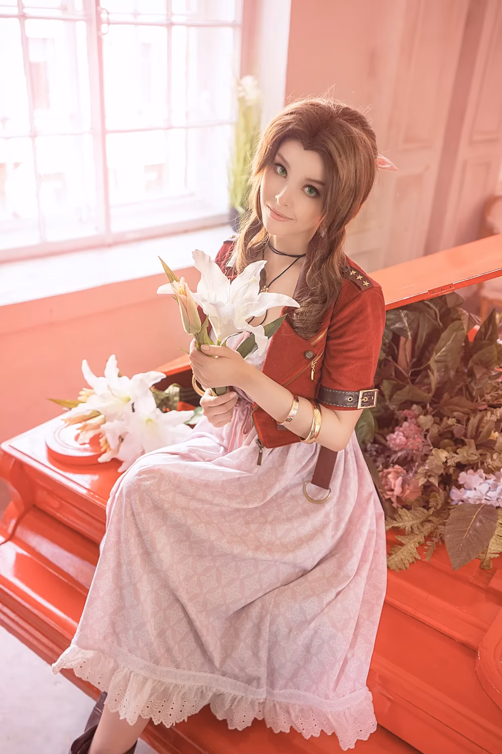 Helly von Valentine as Aerith Gainsborough — cosplay photo 5 of 35