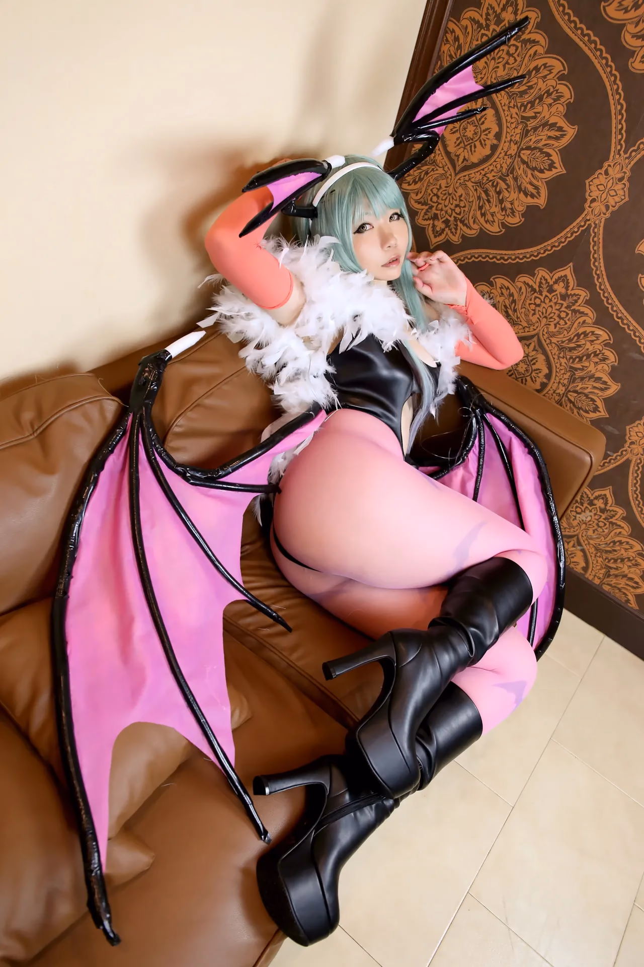 Higurashi Rin as Morrigan Aensland — cosplay photo 127 of 128