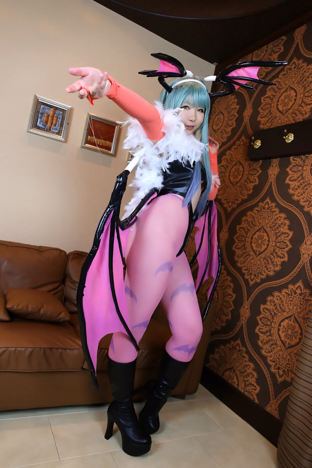 Higurashi Rin as Morrigan Aensland — cosplay photo 36 of 128