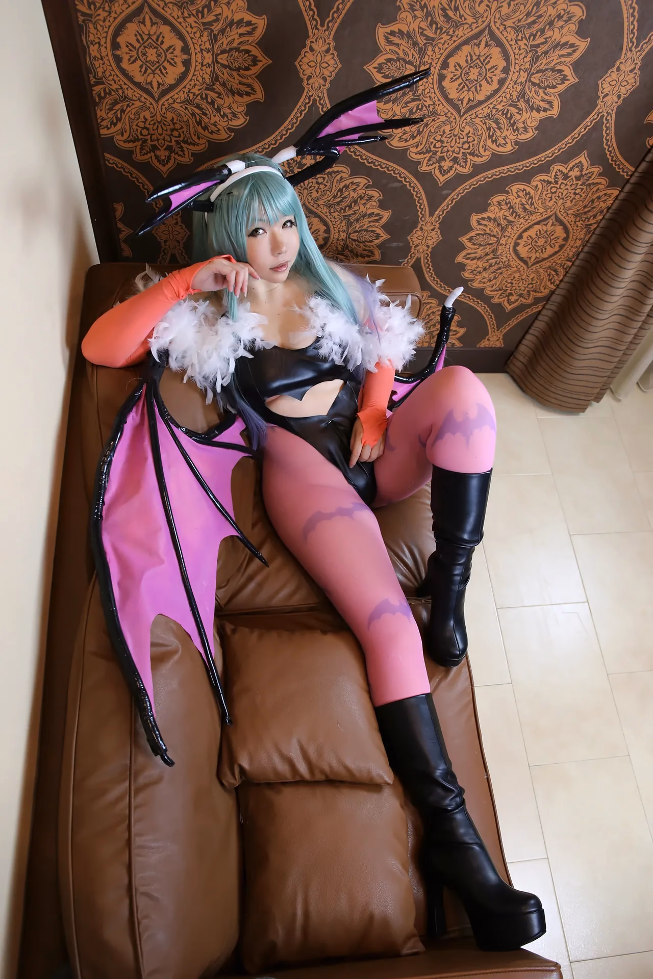 Higurashi Rin as Morrigan Aensland — cosplay photo 63 of 128