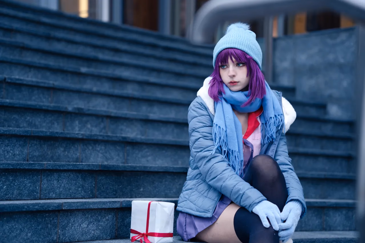 Himee.lily as Hitagi Senjougahara — cosplay photo 10 of 16