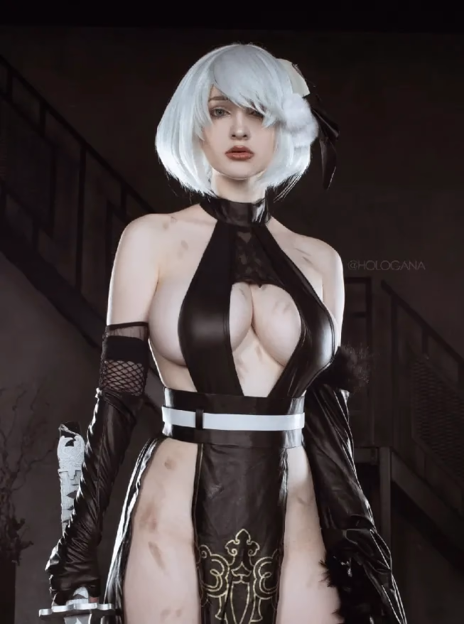 Hologana as 2B — cosplay photo 19 of 20