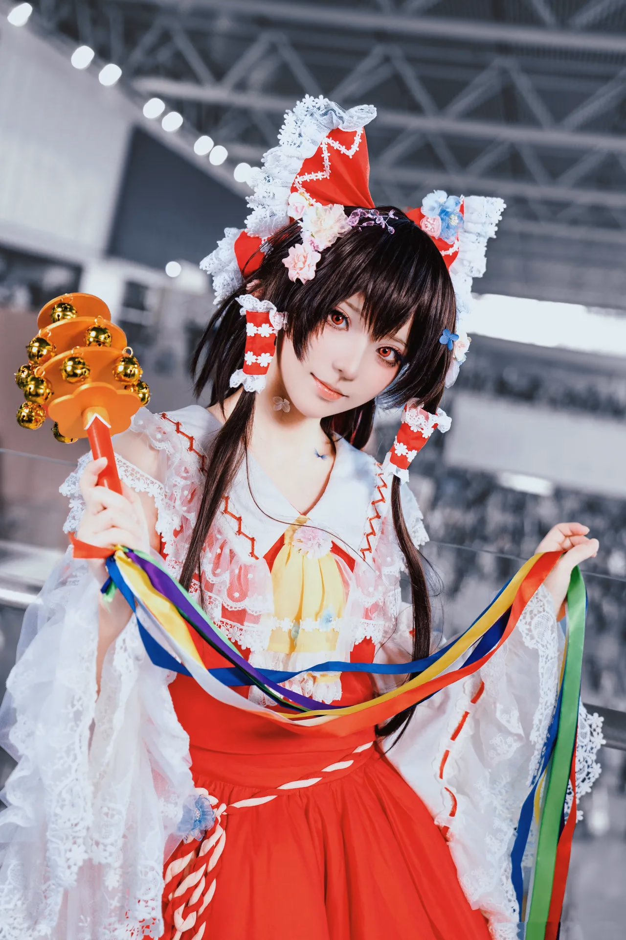 Hua Qi Hana as Reimu Hakurei — cosplay photo 45 of 88