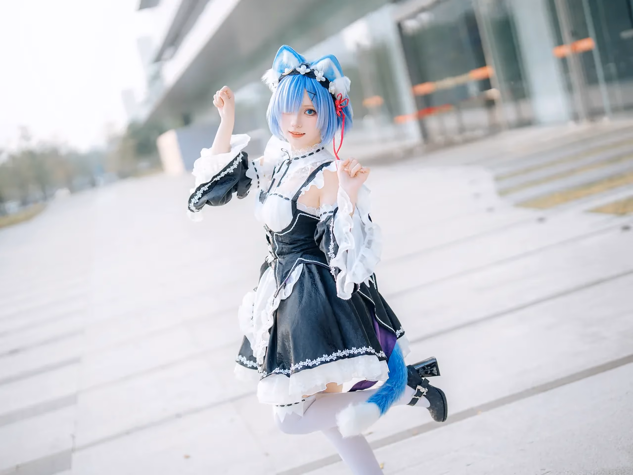 Hua Qi Hana as Rem — cosplay photo 100 of 107