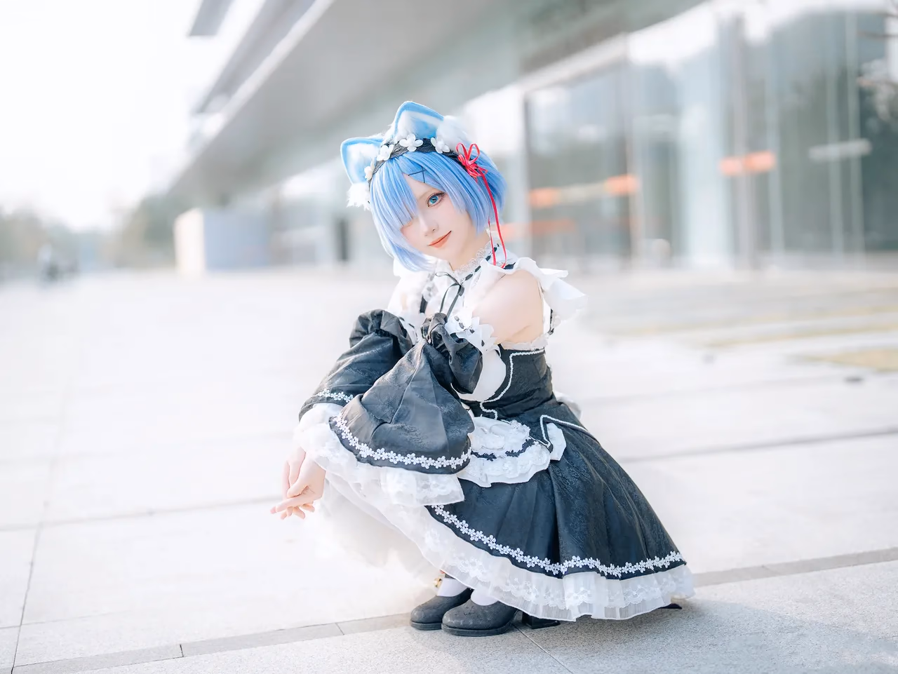 Hua Qi Hana as Rem — cosplay photo 101 of 107