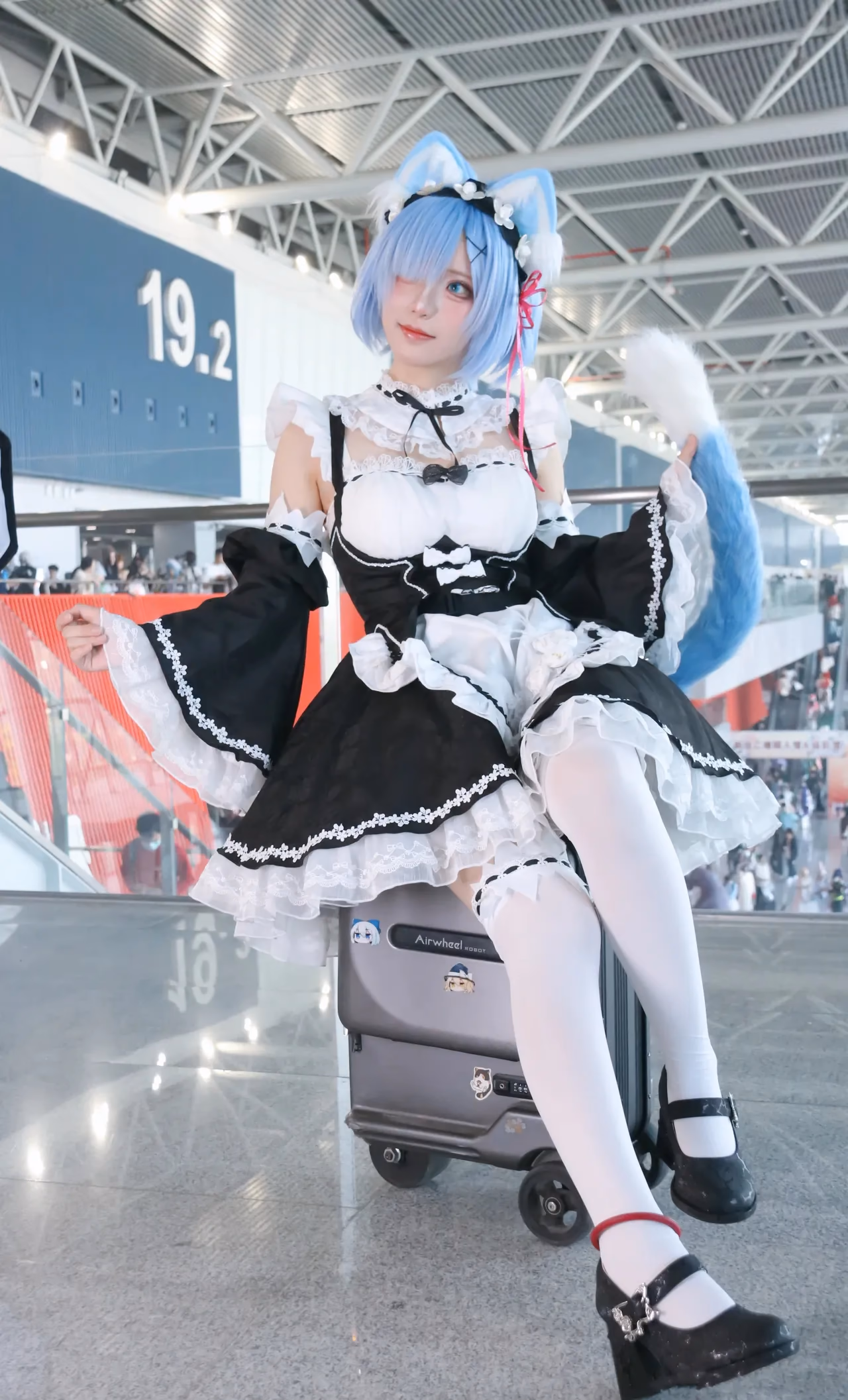 Hua Qi Hana as Rem — cosplay photo 104 of 107