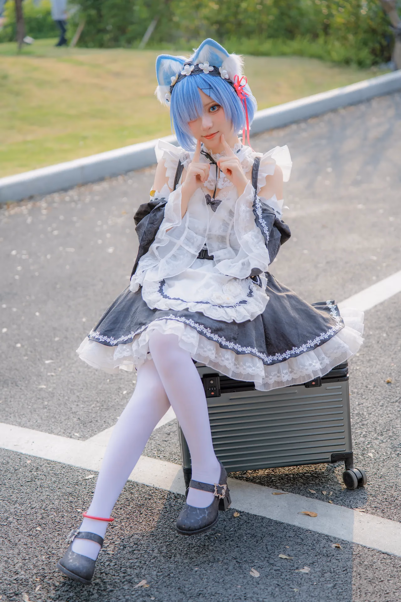 Hua Qi Hana as Rem — cosplay photo 29 of 107