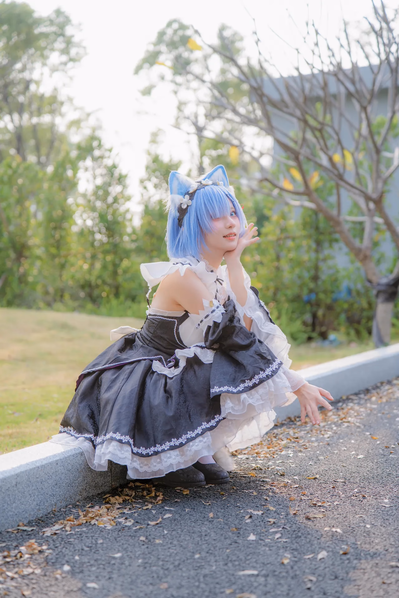 Hua Qi Hana as Rem — cosplay photo 33 of 107