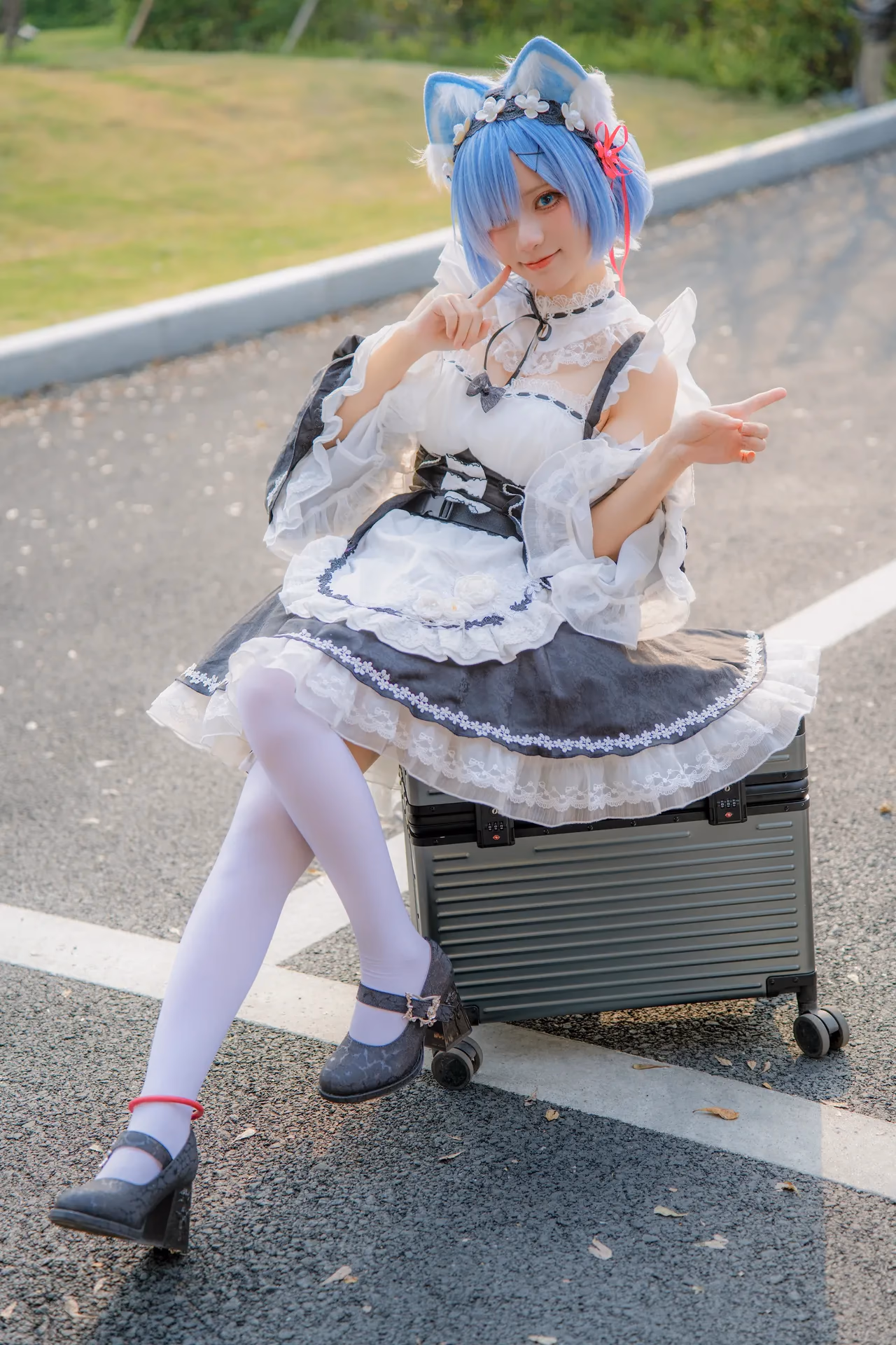 Hua Qi Hana as Rem — cosplay photo 34 of 107