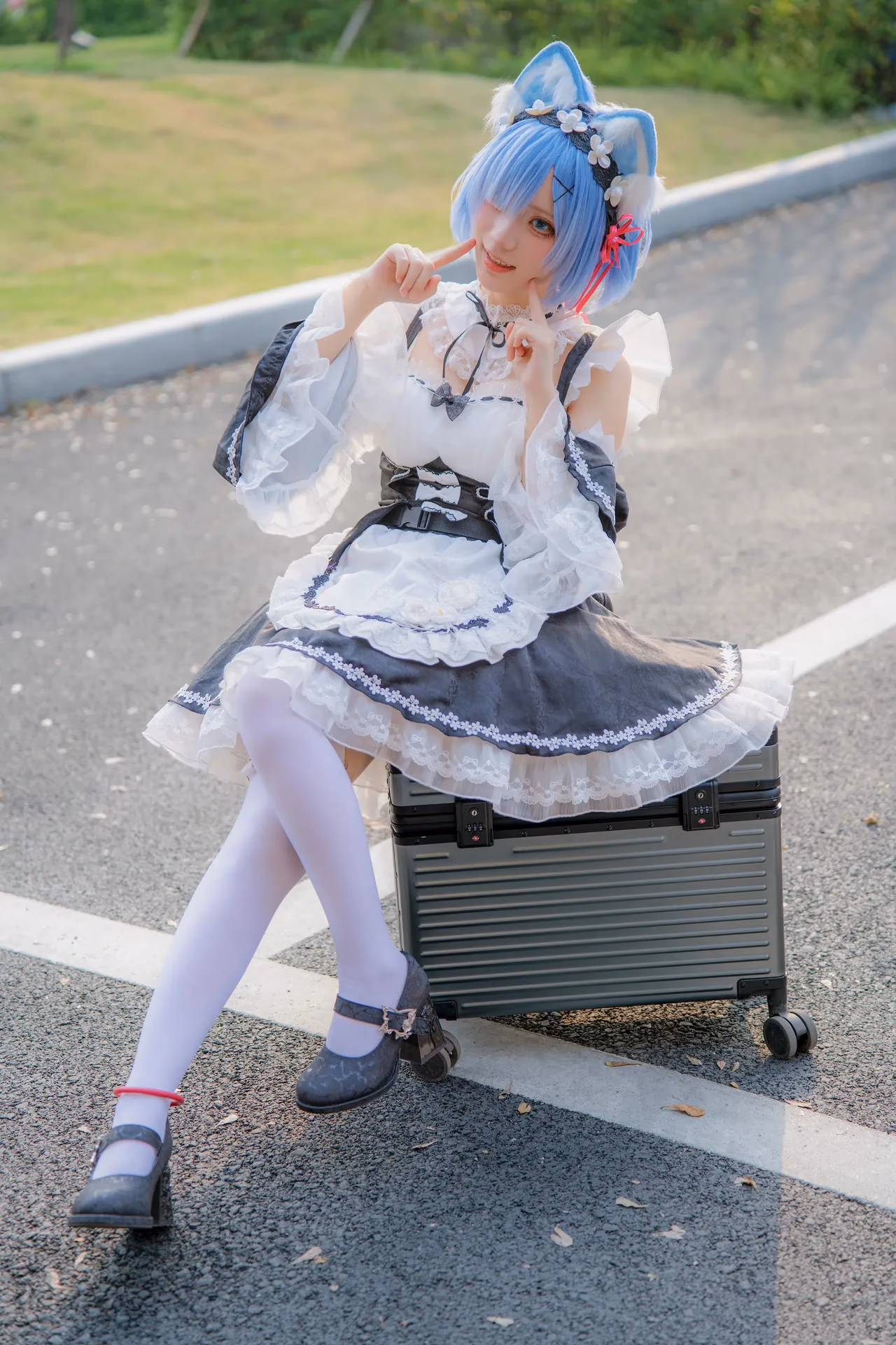 Hua Qi Hana as Rem — cosplay photo 35 of 107