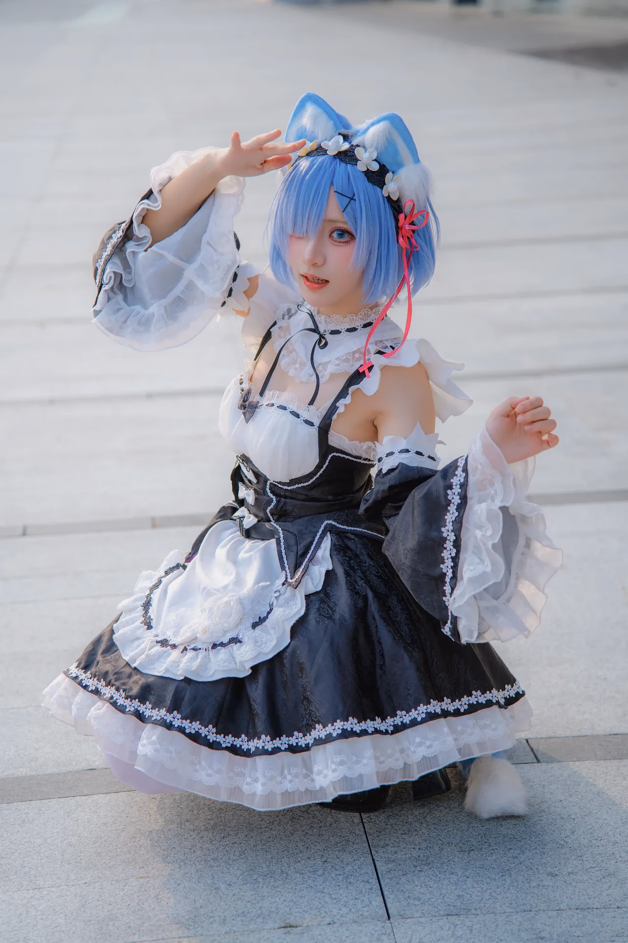 Hua Qi Hana as Rem — cosplay photo 38 of 107