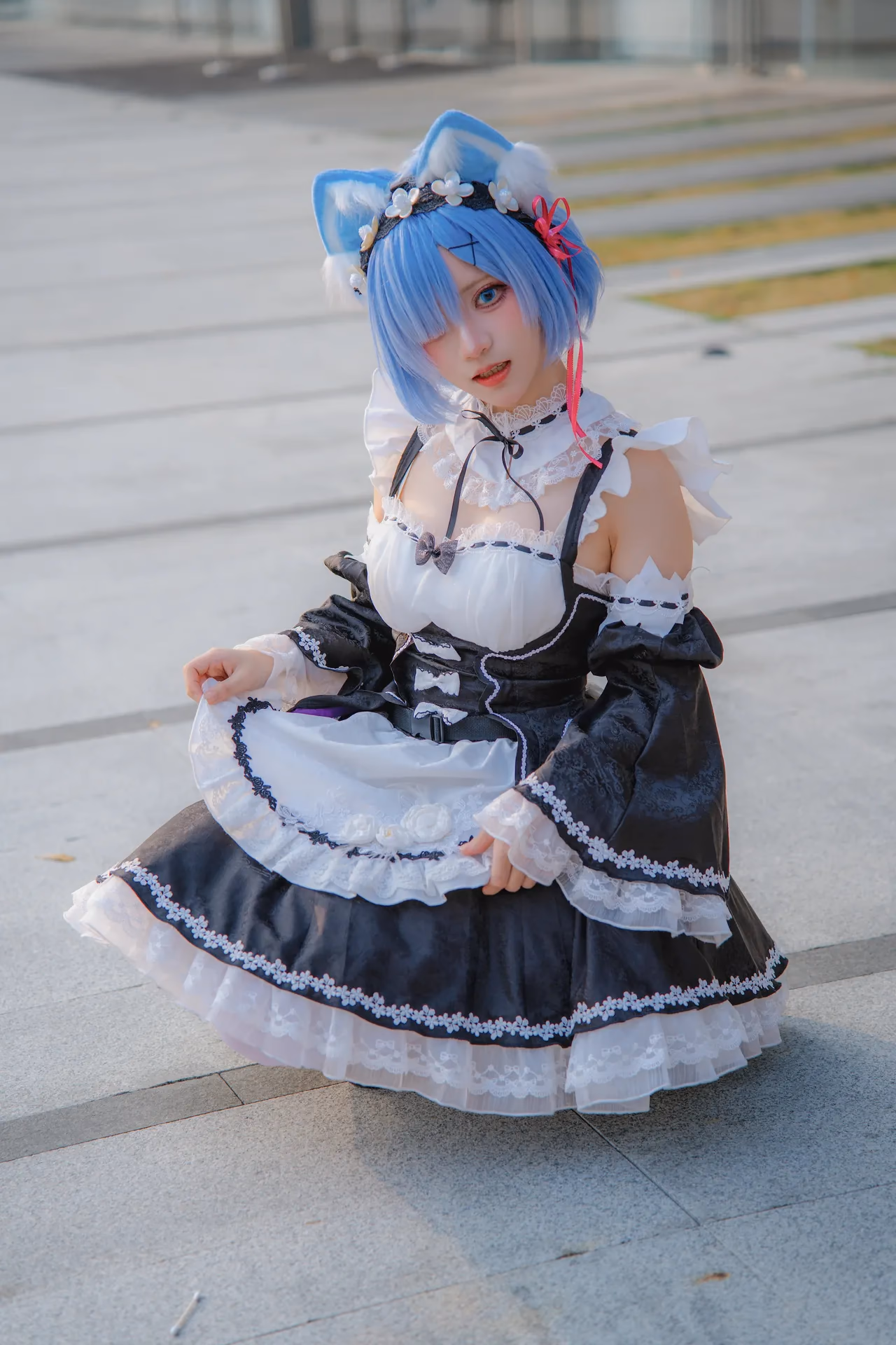 Hua Qi Hana as Rem — cosplay photo 39 of 107