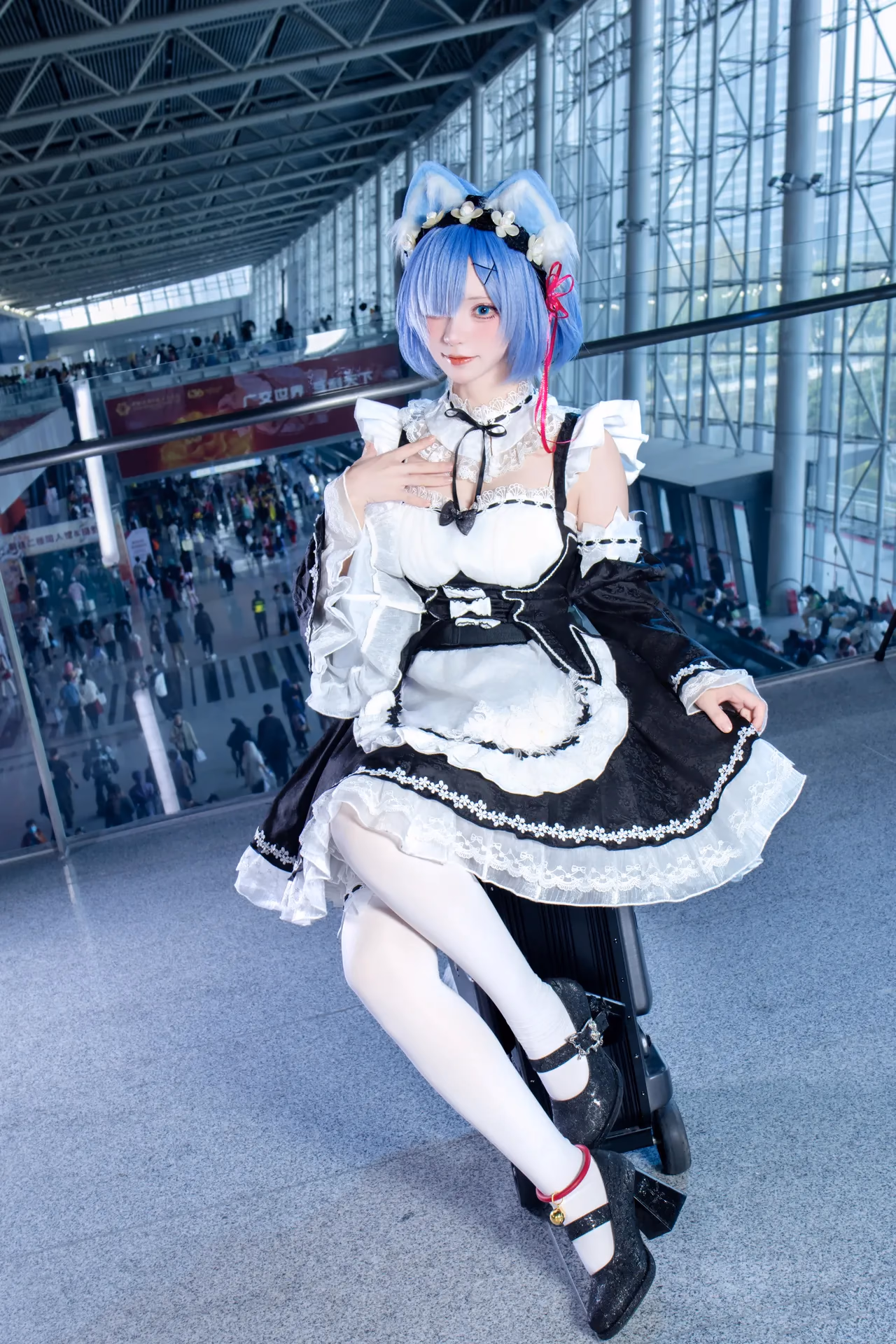 Hua Qi Hana as Rem — cosplay photo 80 of 107
