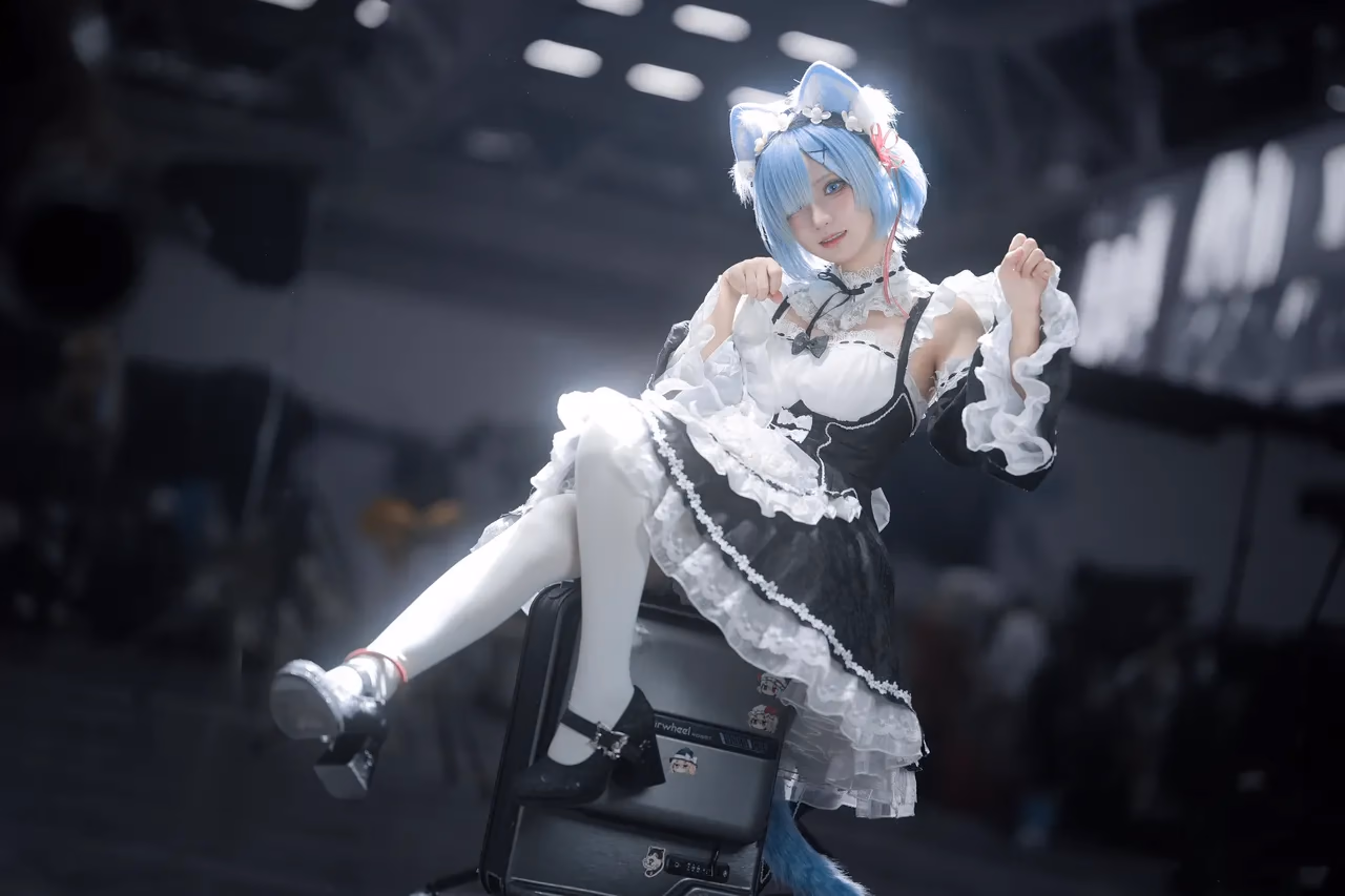 Hua Qi Hana as Rem — cosplay photo 88 of 107