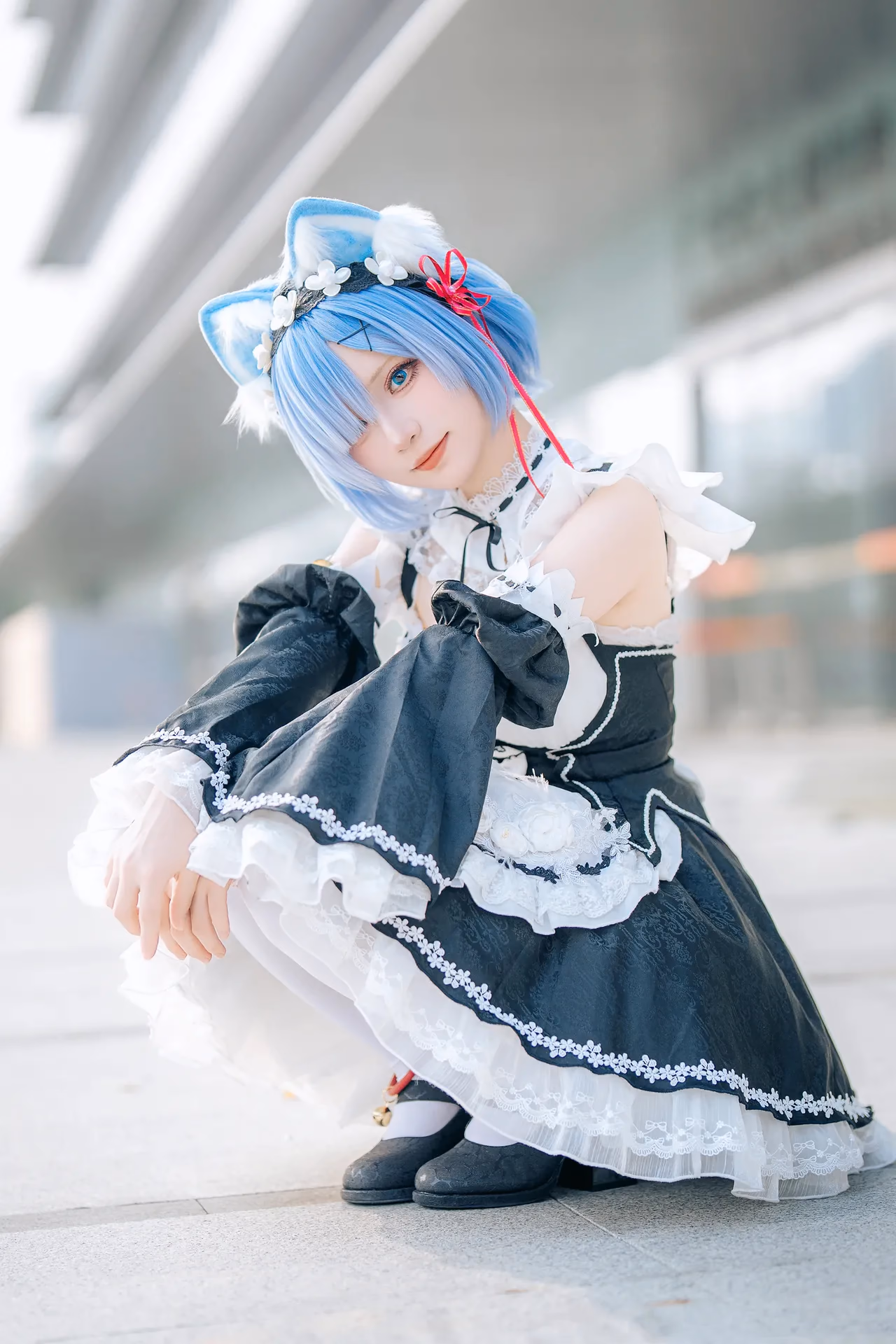 Hua Qi Hana as Rem — cosplay photo 91 of 107
