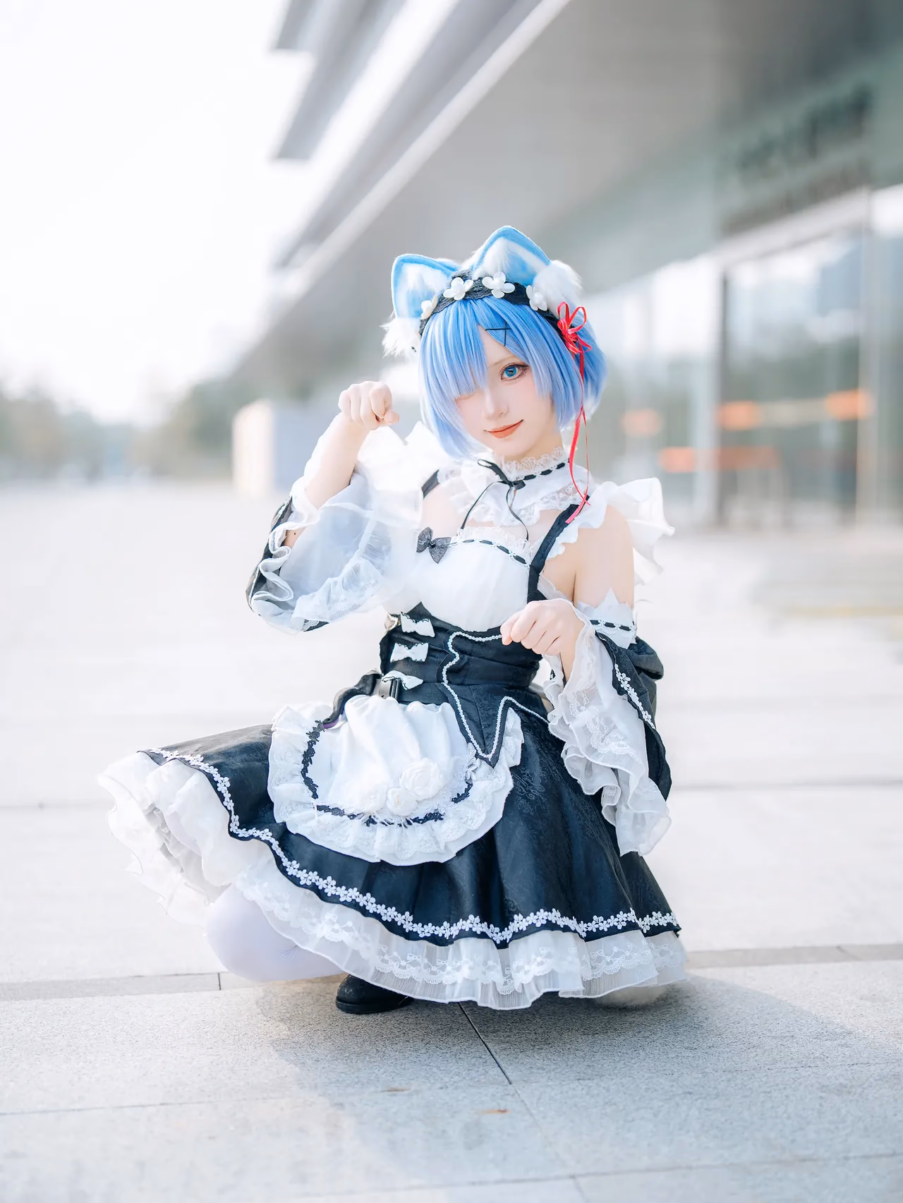 Hua Qi Hana as Rem — cosplay photo 94 of 107