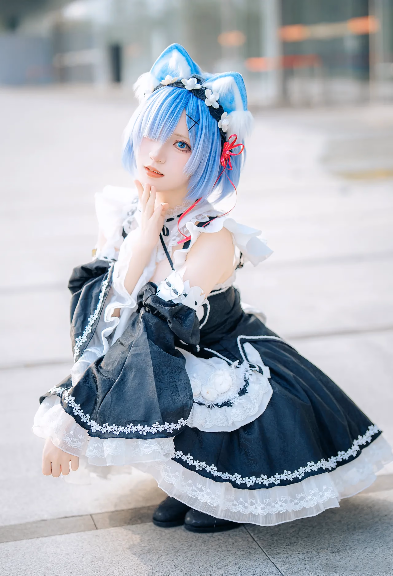 Hua Qi Hana as Rem — cosplay photo 95 of 107