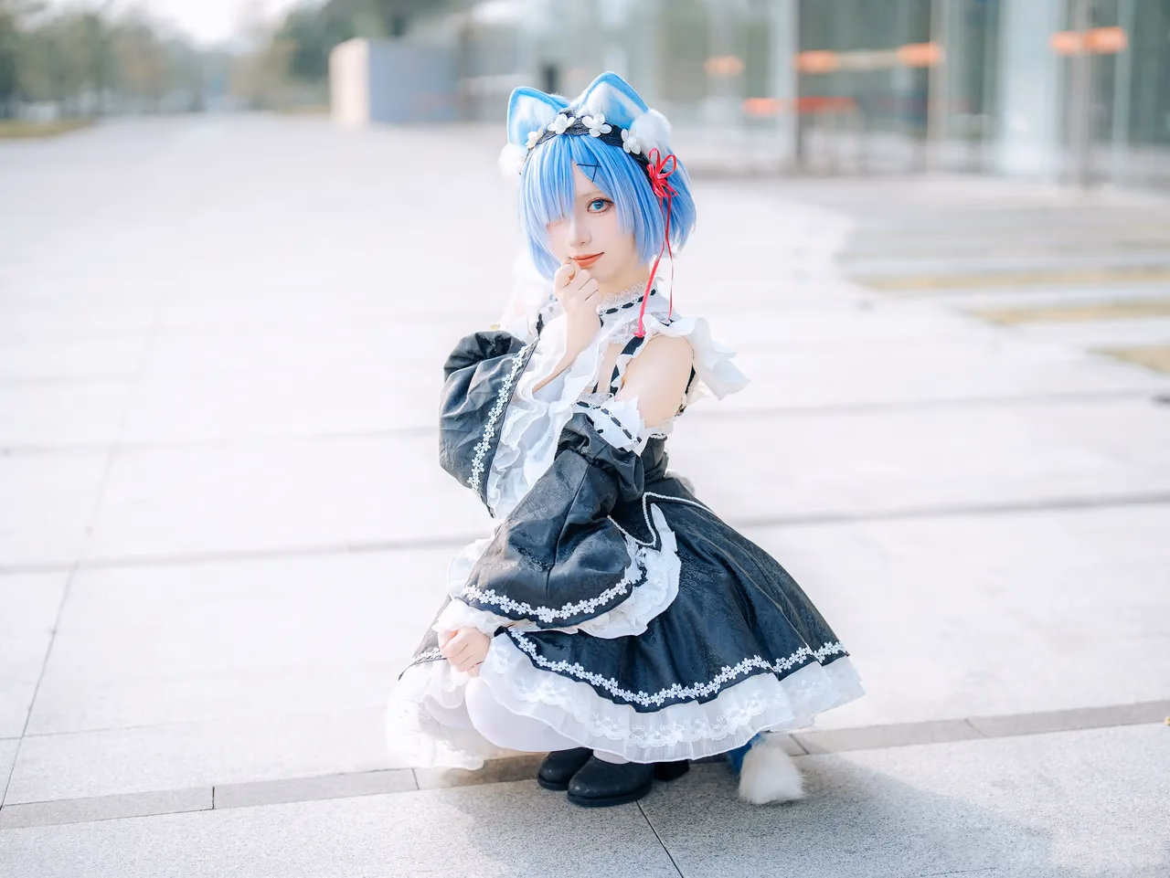 Hua Qi Hana as Rem — cosplay photo 96 of 107