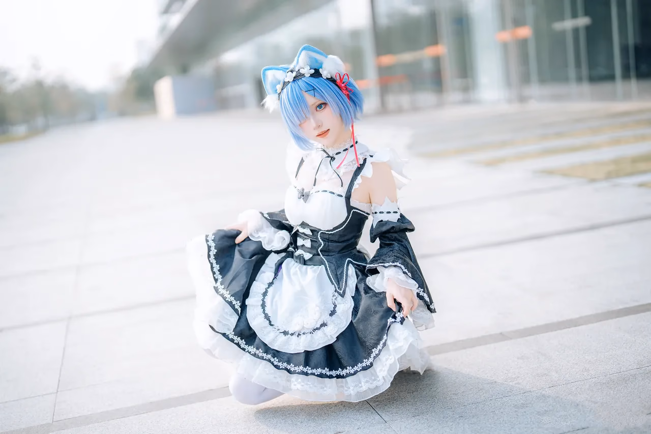 Hua Qi Hana as Rem — cosplay photo 99 of 107