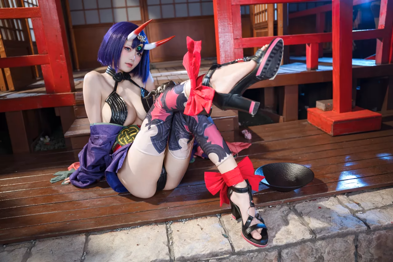 Jiuqi as Shuten-Douji — cosplay photo 91 of 92