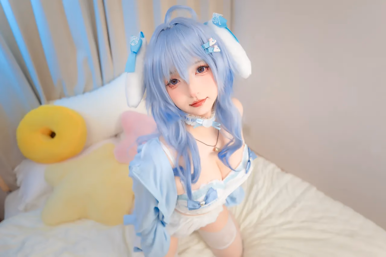 Mafuyu Kagurazaka as Ganyu — cosplay photo 36 of 75