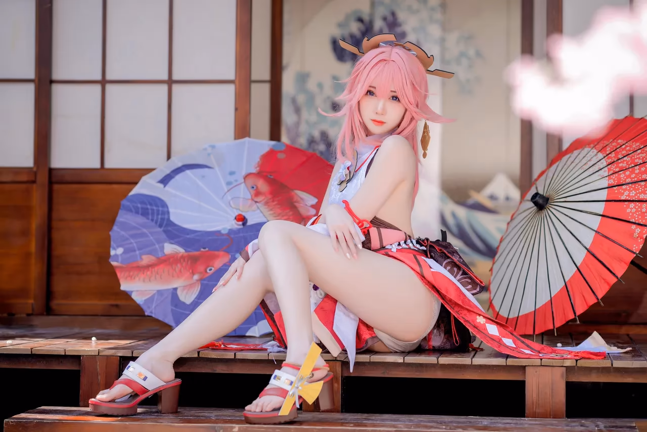 MMMenmentan as Yae Miko — cosplay photo 9 of 15