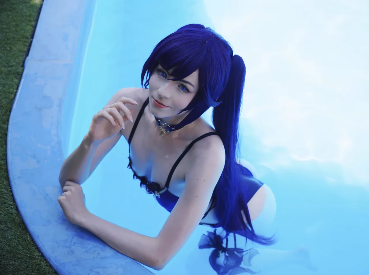 Nozzomi as Mona Megistus — cosplay photo 10 of 27