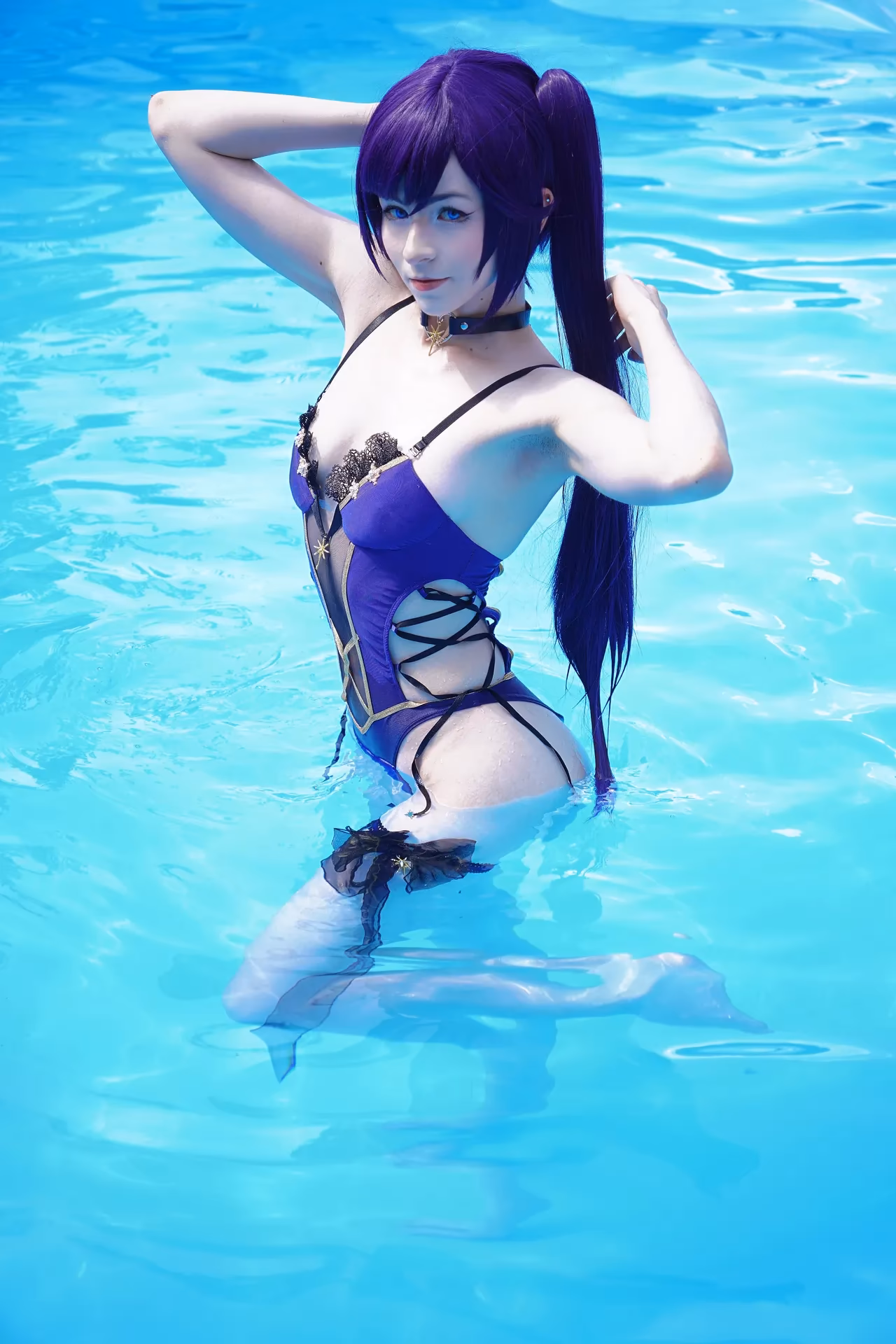 Nozzomi as Mona Megistus — cosplay photo 16 of 27