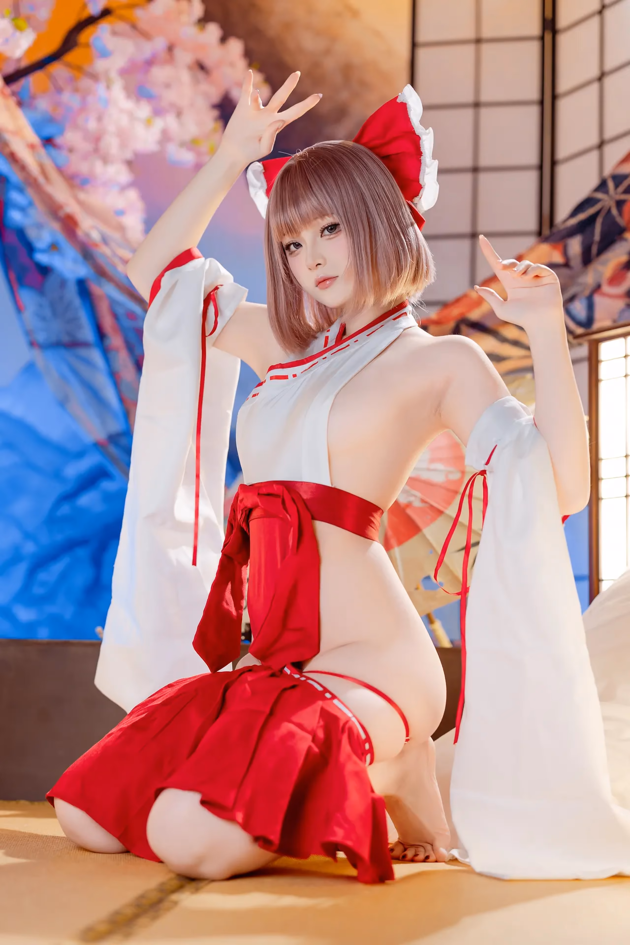 Purinpuppy as Reimu Hakurei — cosplay photo 36 of 66