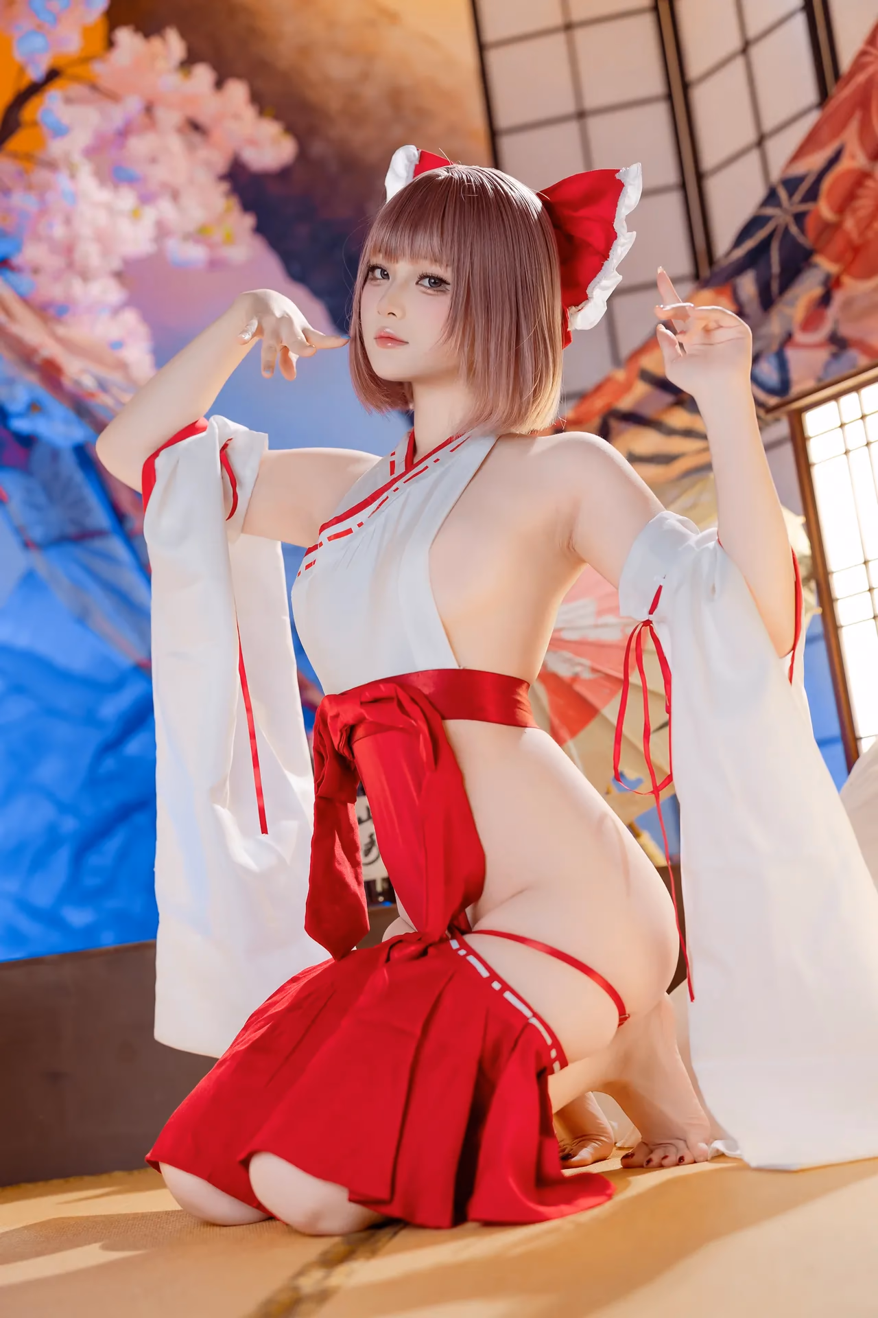 Purinpuppy as Reimu Hakurei — cosplay photo 37 of 66