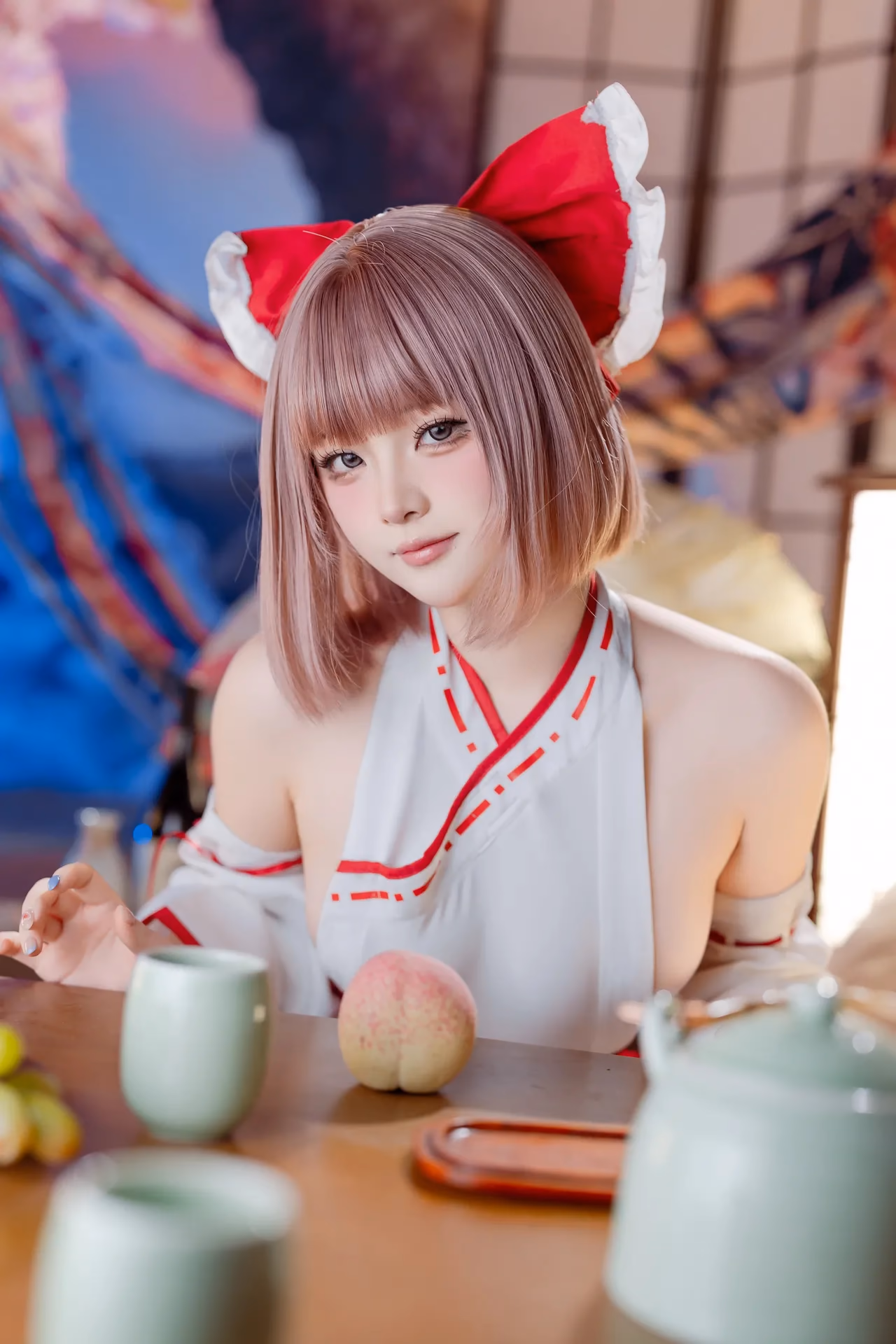 Purinpuppy as Reimu Hakurei — cosplay photo 44 of 66