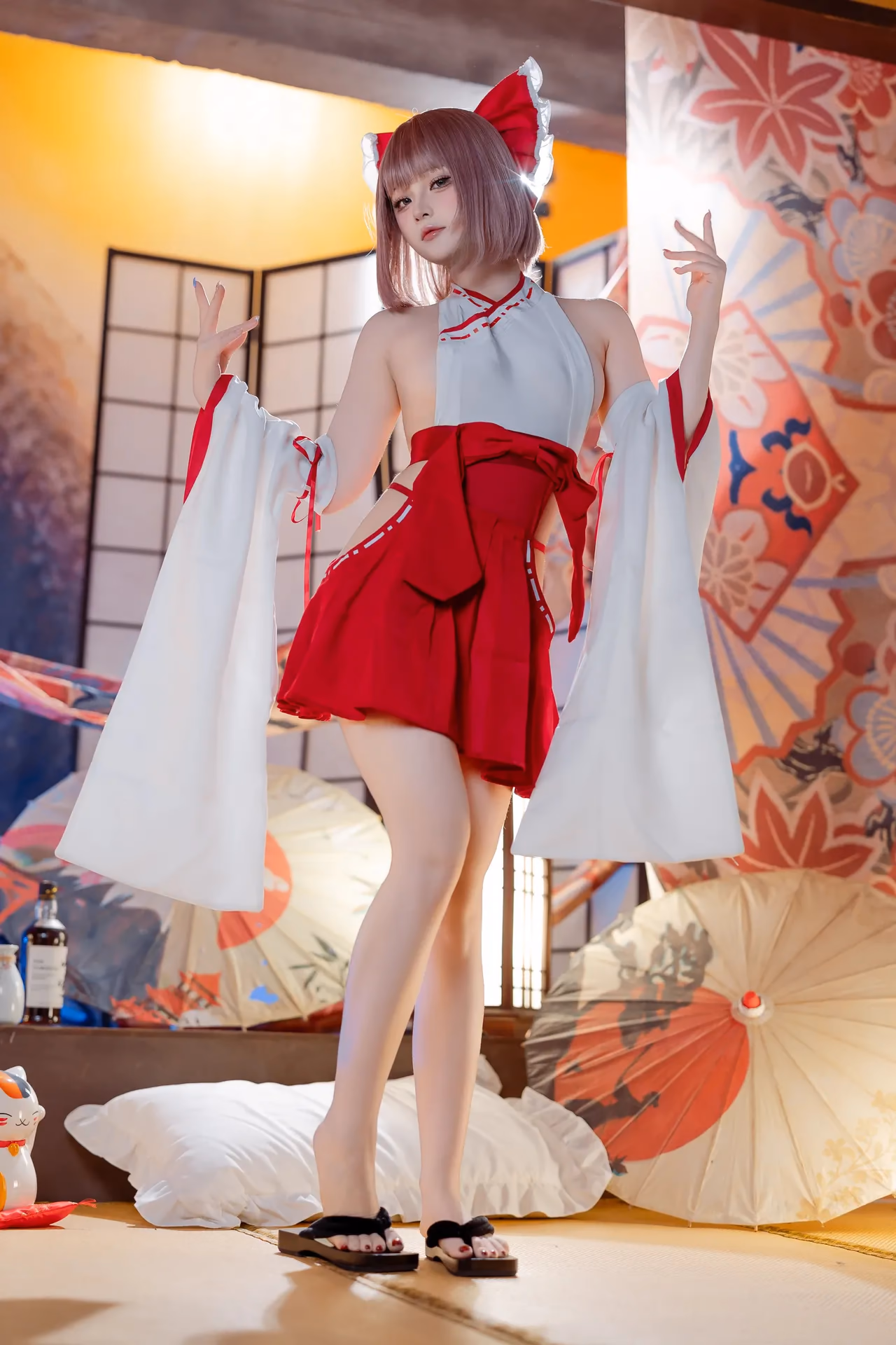 Purinpuppy as Reimu Hakurei — cosplay photo 54 of 66