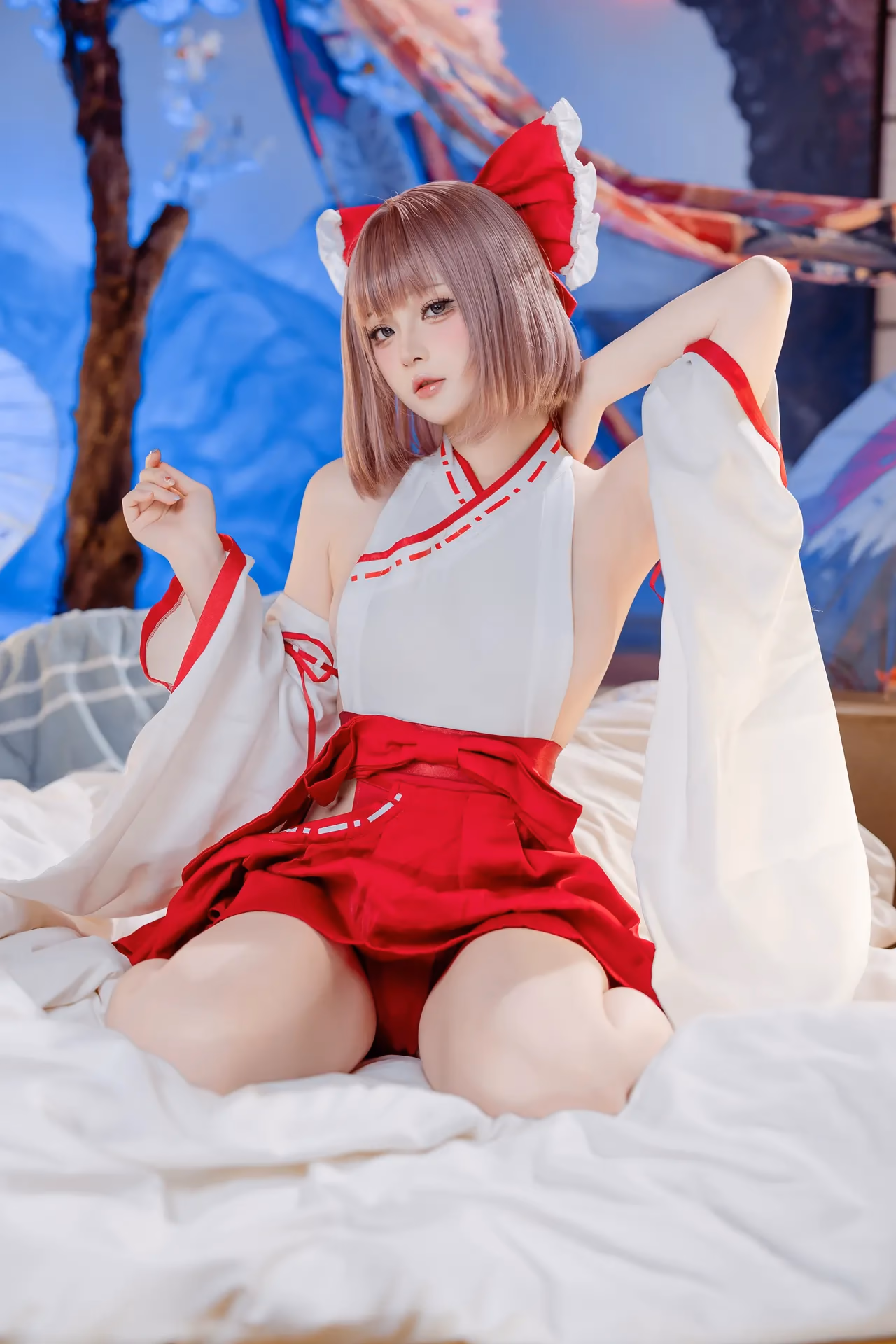 Purinpuppy as Reimu Hakurei — cosplay photo 6 of 66