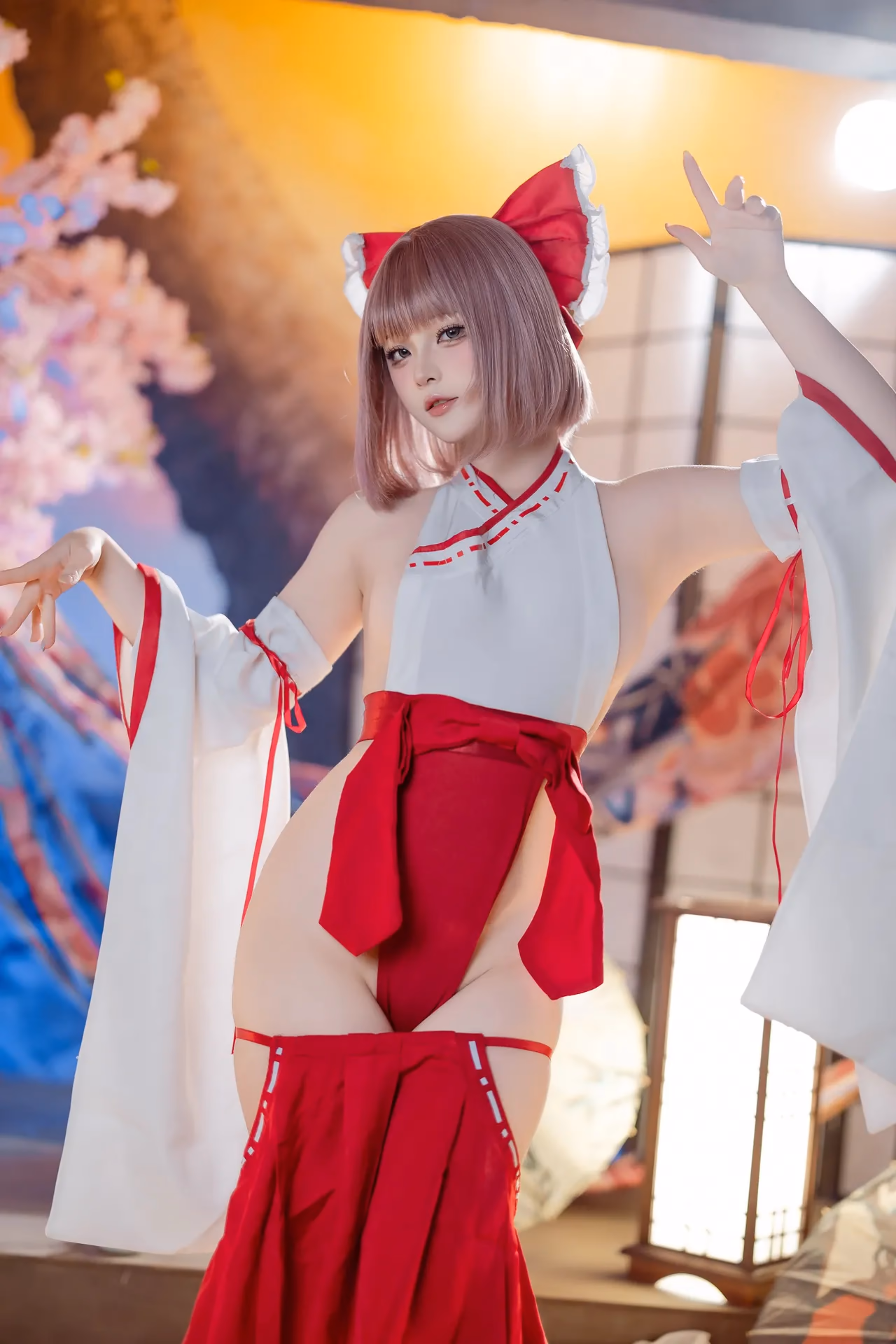 Purinpuppy as Reimu Hakurei — cosplay photo 61 of 66