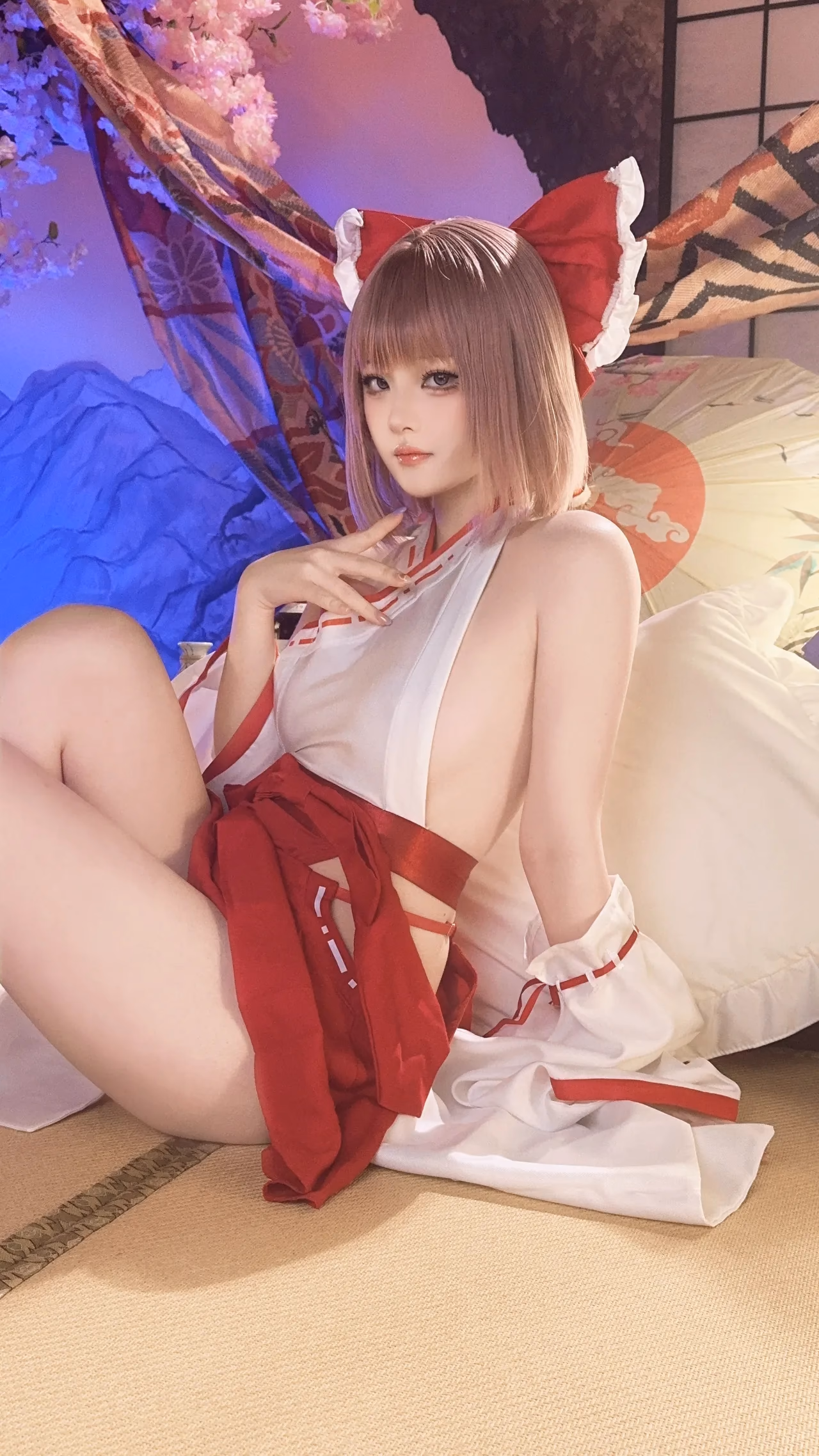 Purinpuppy as Reimu Hakurei — cosplay photo 65 of 66
