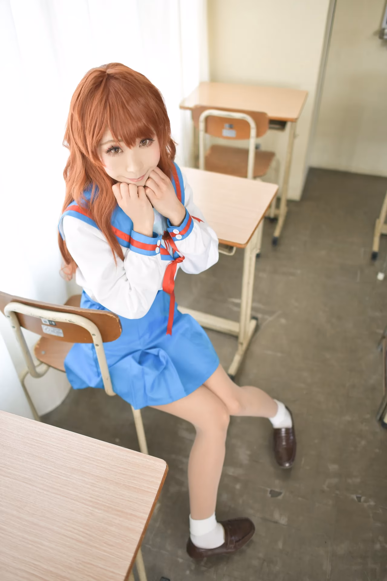 rionsakura as Haruhi Suzumiya, Mikuru Asahina, and Yuki Nagato — cosplay photo 12 of 162
