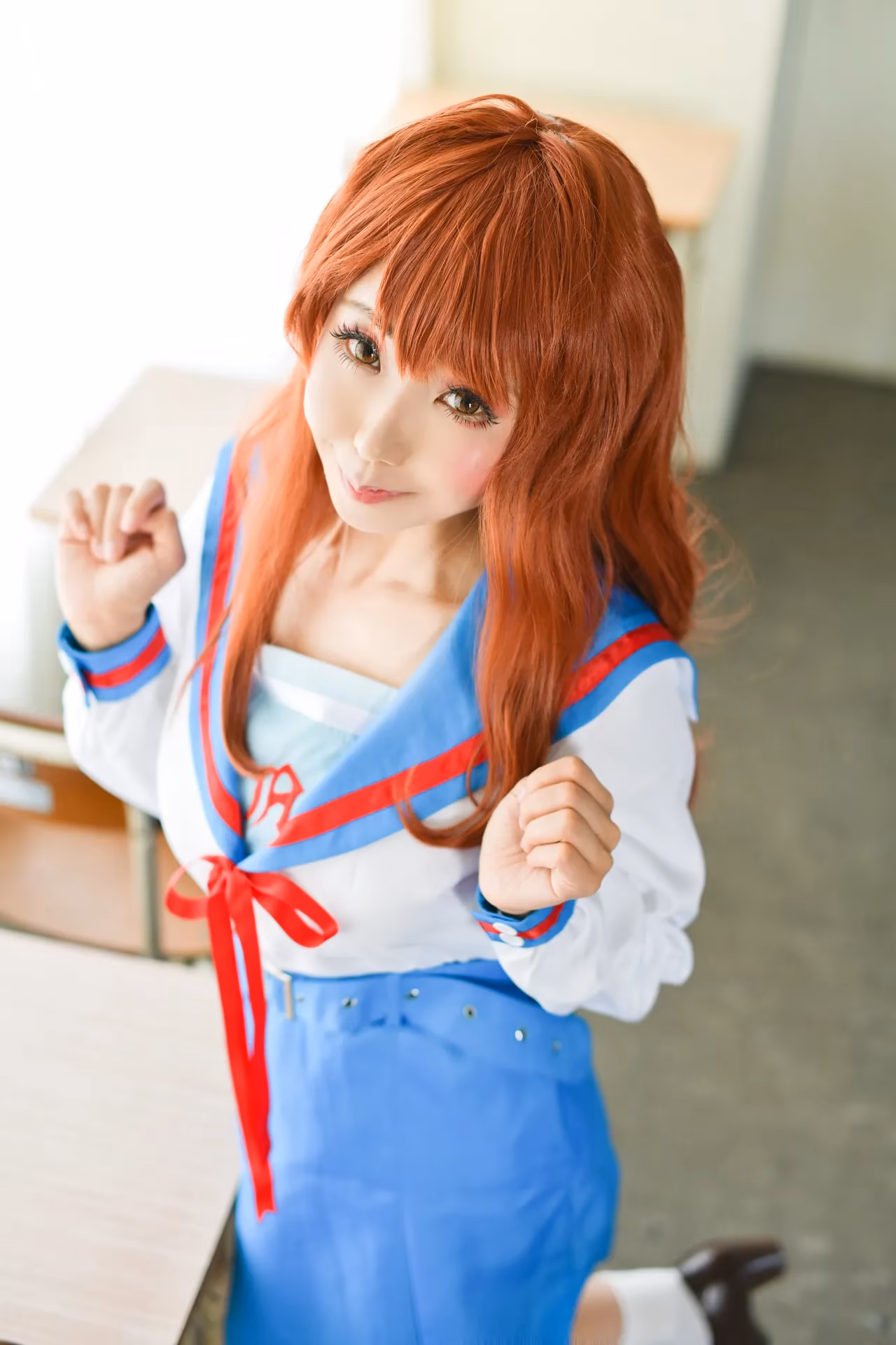 rionsakura as Haruhi Suzumiya, Mikuru Asahina, and Yuki Nagato — cosplay photo 15 of 162