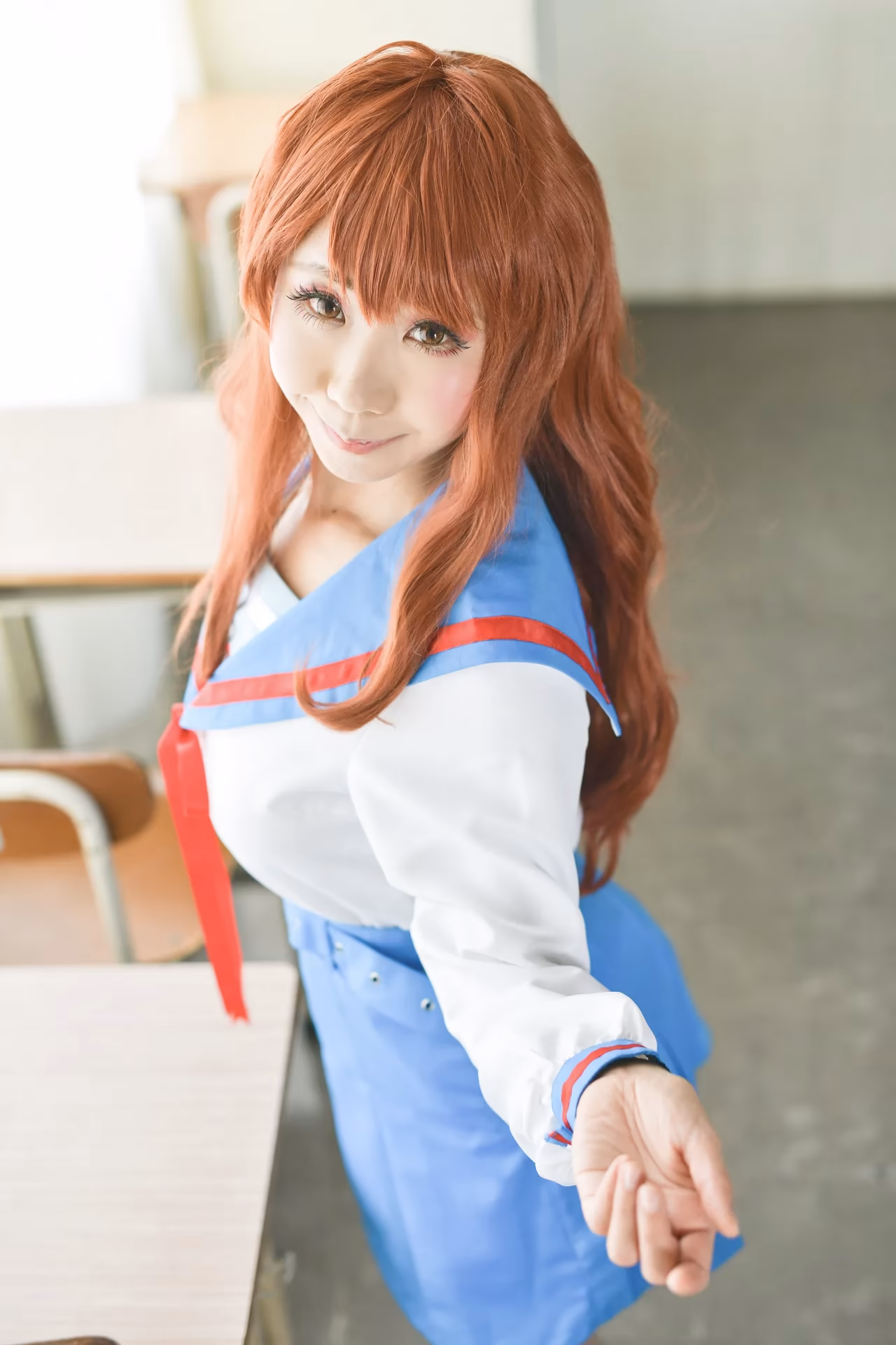 rionsakura as Haruhi Suzumiya, Mikuru Asahina, and Yuki Nagato — cosplay photo 16 of 162