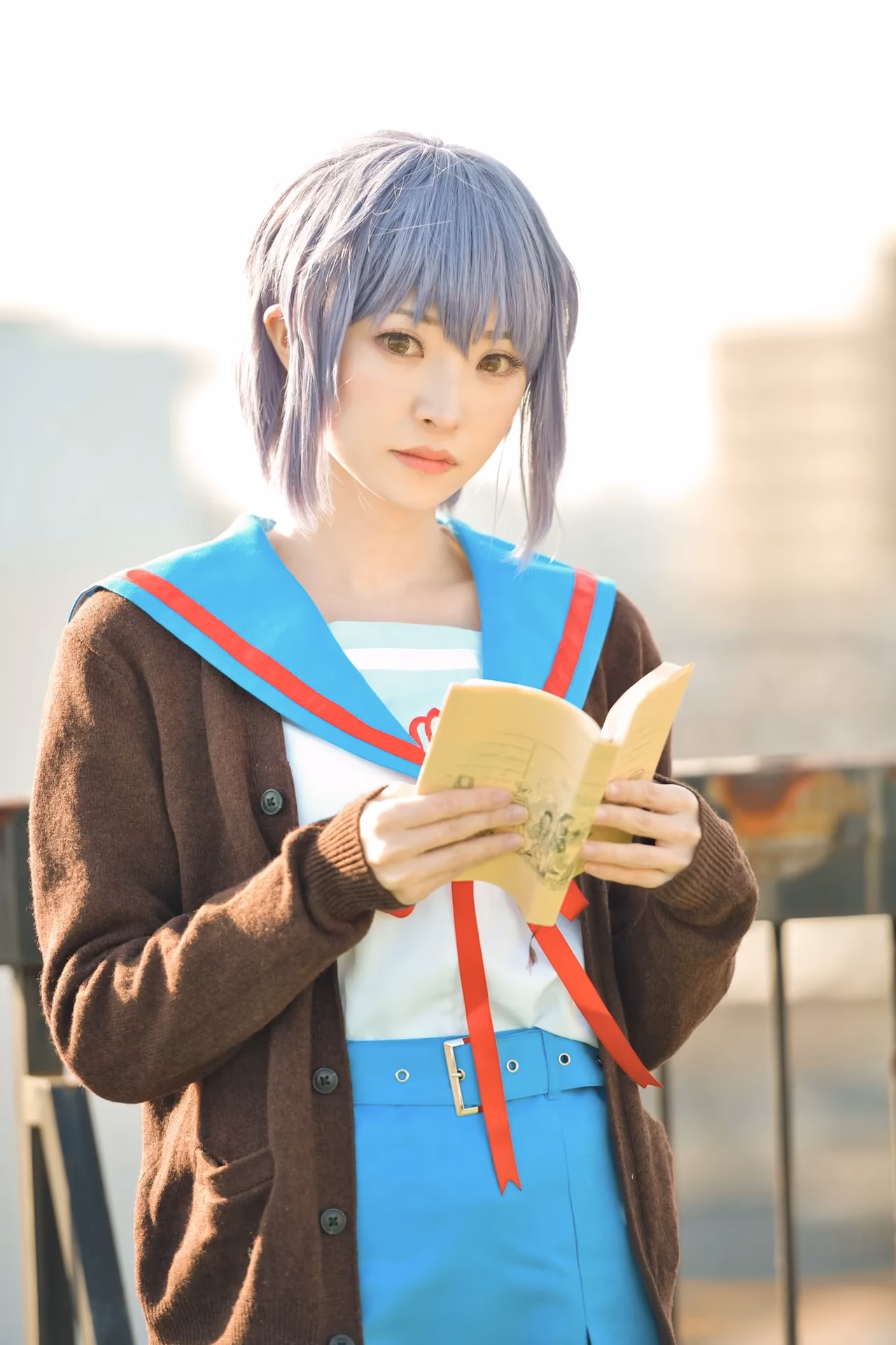 rionsakura as Haruhi Suzumiya, Mikuru Asahina, and Yuki Nagato — cosplay photo 17 of 162