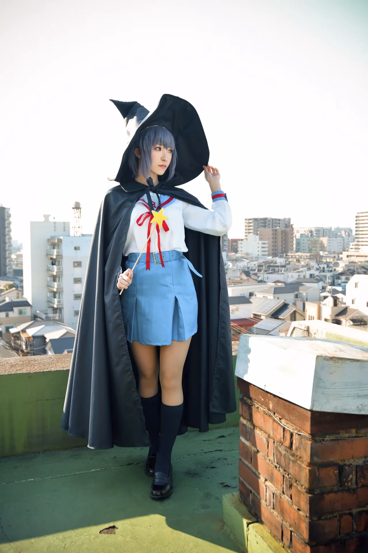 rionsakura as Haruhi Suzumiya, Mikuru Asahina, and Yuki Nagato — cosplay photo 34 of 162