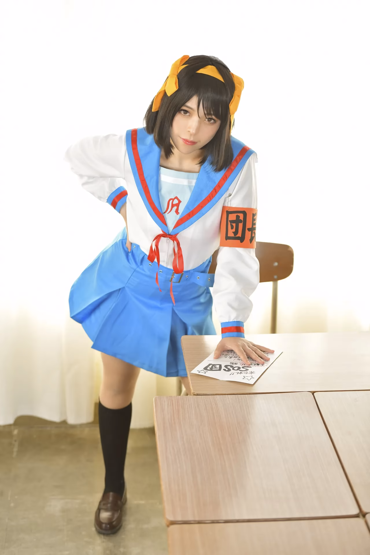 rionsakura as Haruhi Suzumiya, Mikuru Asahina, and Yuki Nagato — cosplay photo 4 of 162
