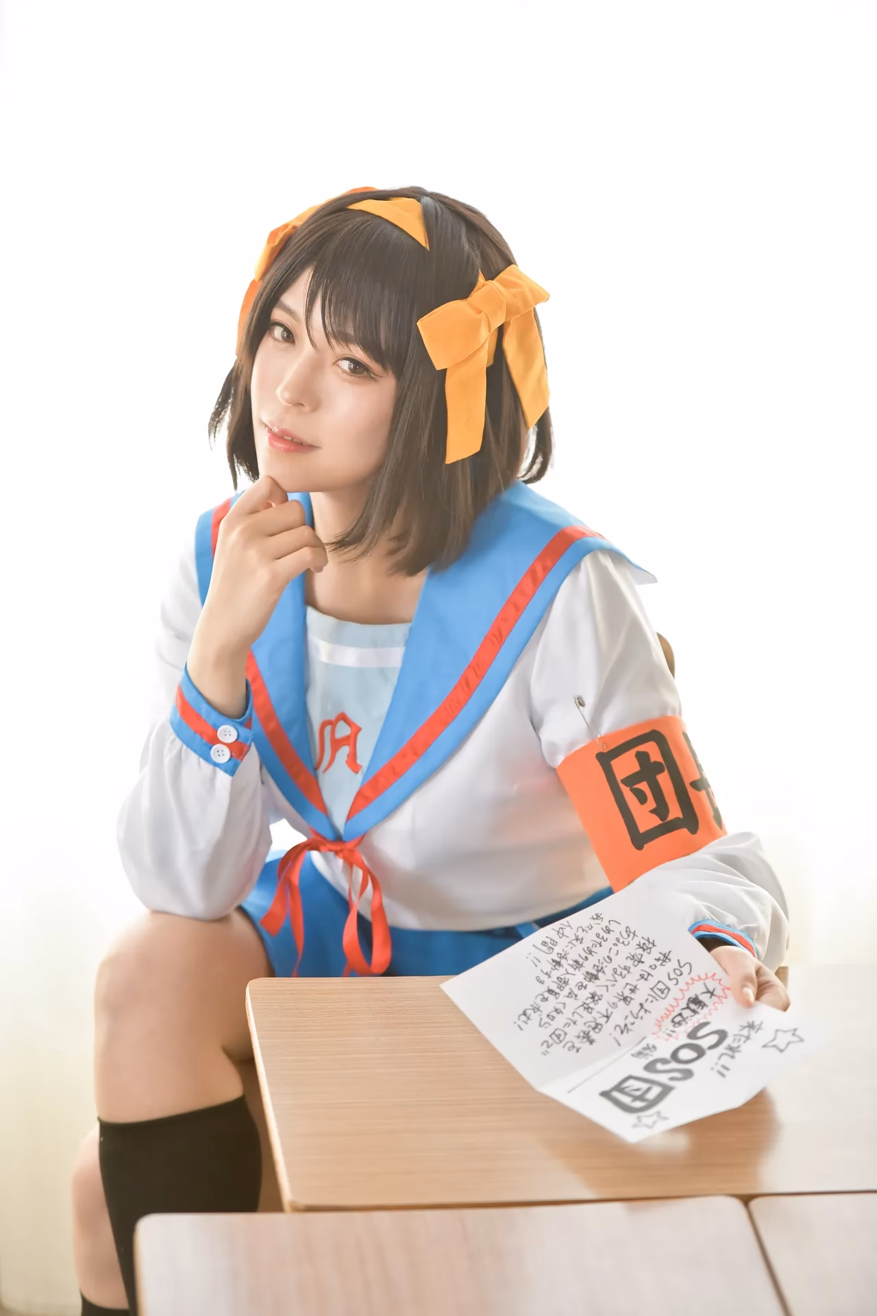 rionsakura as Haruhi Suzumiya, Mikuru Asahina, and Yuki Nagato — cosplay photo 5 of 162
