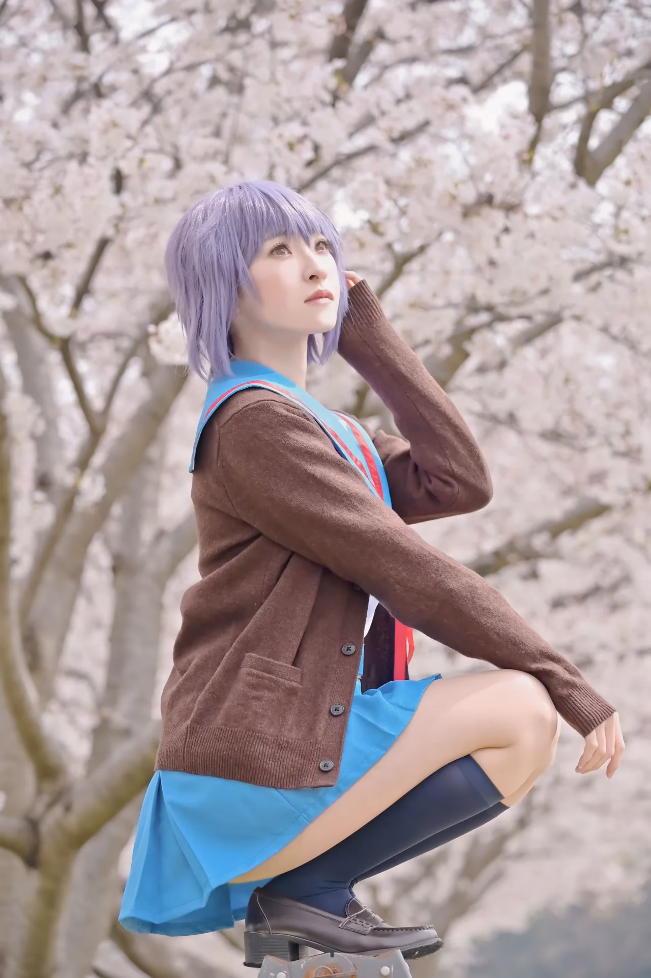 rionsakura as Haruhi Suzumiya, Mikuru Asahina, and Yuki Nagato — cosplay photo 57 of 162